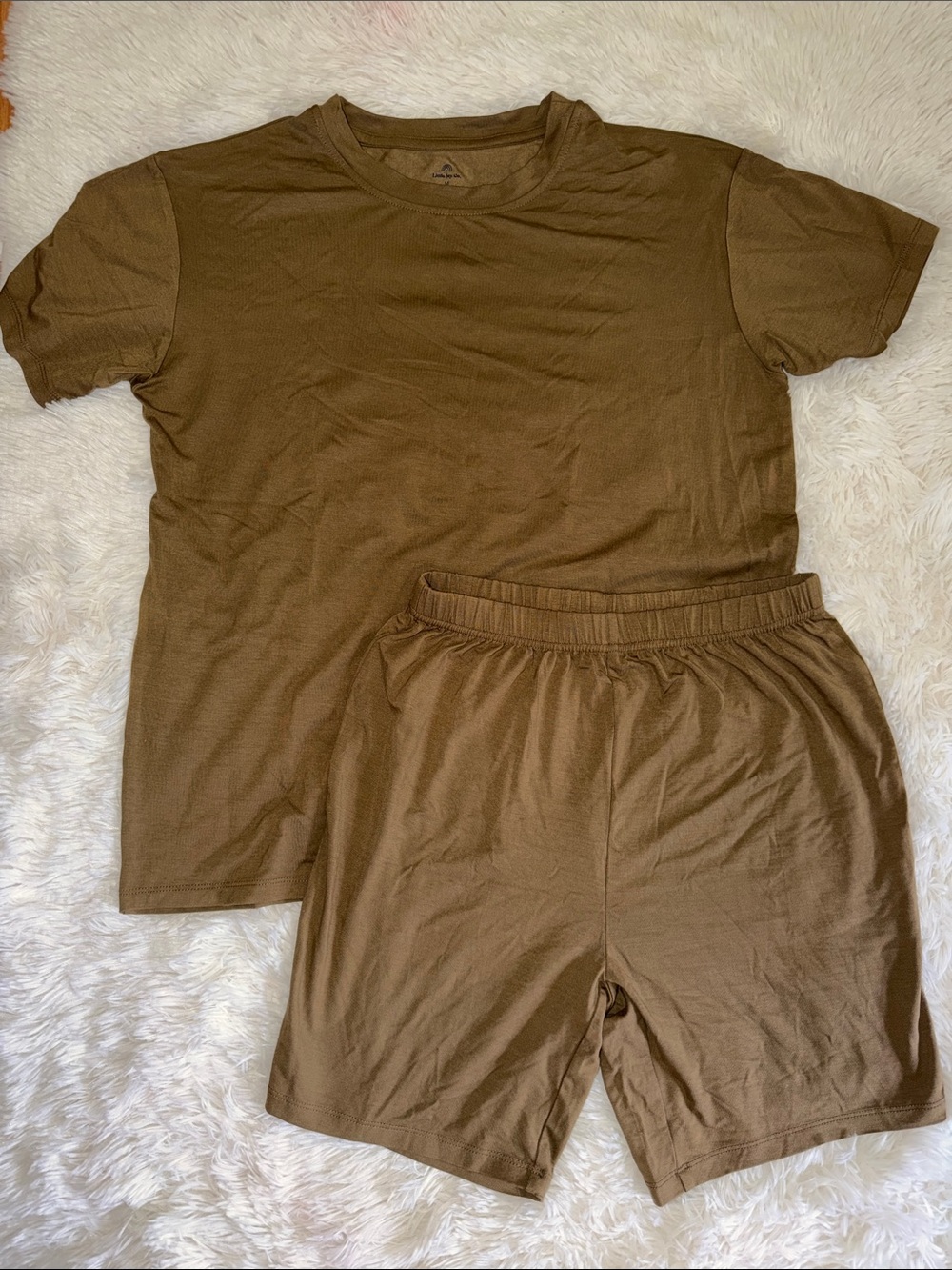 NWOT never worn WOMENS Little Joy Bamboo matching mama mini biker set size Med